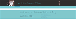Desktop Screenshot of antoinesalonoftroy.com